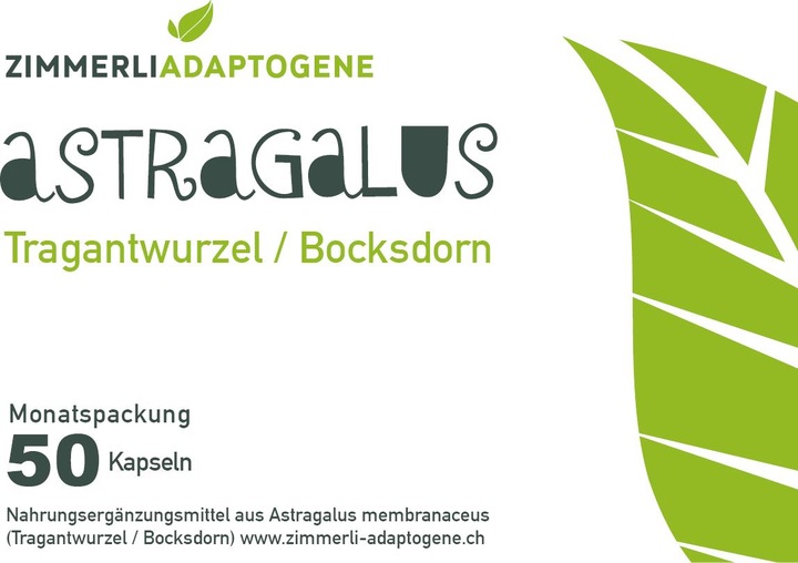 Produktbild Zimmerli Adaptogene Astragalus Kapseln 50 Kapseln (1 Stück, Kapseln, 25 g)