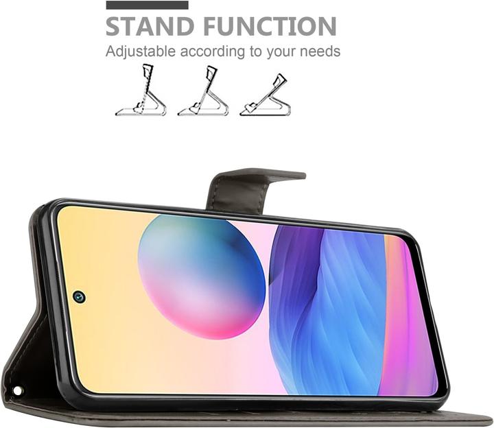 Produktbild Cadorabo Flower Book Hülle (Xiaomi Poco M3 Pro 5G, Xiaomi Redmi Note 10 5G)