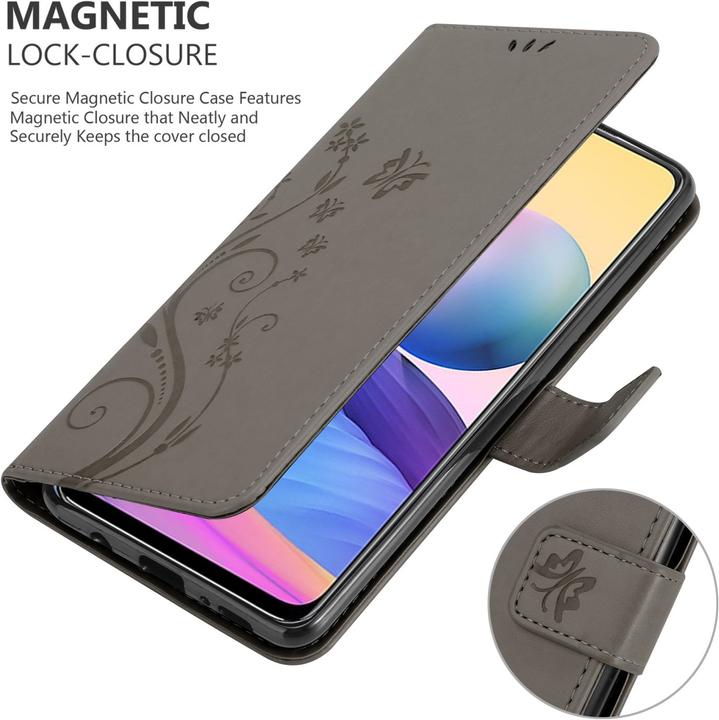 Produktbild Cadorabo Flower Book Hülle (Xiaomi Poco M3 Pro 5G, Xiaomi Redmi Note 10 5G)