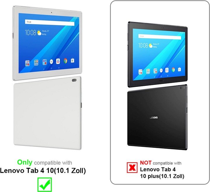 Productafbeelding Cadorabo Tablet hoes Universeel 360 (Galaxy Tab 4 10.1)