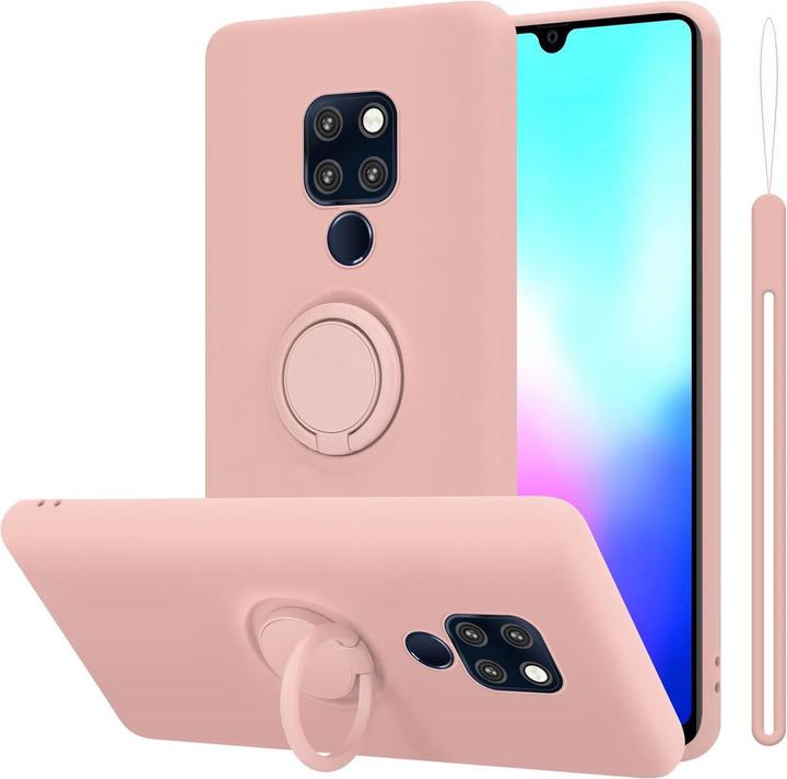 Actual product image Cadorabo Bumper TPU Liquid Ring Silicone Case (Mate 20)