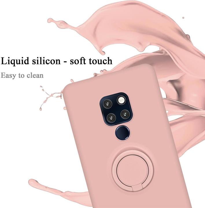 Actual product image Cadorabo Bumper TPU Liquid Ring Silicone Case (Mate 20)