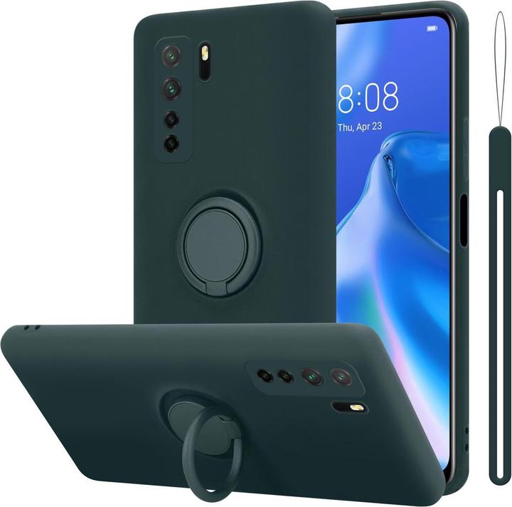 Actual product image Cadorabo Bumper TPU Liquid Ring Silicone Case (Huawei Nova 6 SE, Huawei P40 Lite, Huawei Nova 7i)