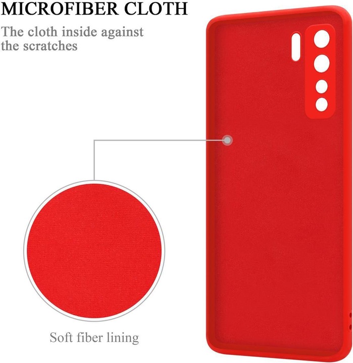Immagine prodotto Cadorabo Custodia TPU Liquid Ring Silicone Case (Huawei P40 Lite, Huawei Nova 6 SE, Huawei Nova 7i)