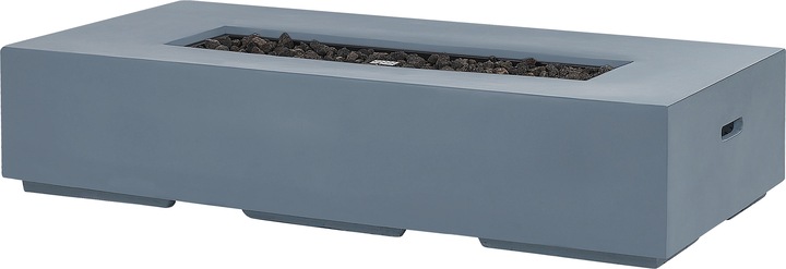 Produktbild Beliani Feuerstelle grau Leichtbeton rechteckig PAVO II (143 cm)