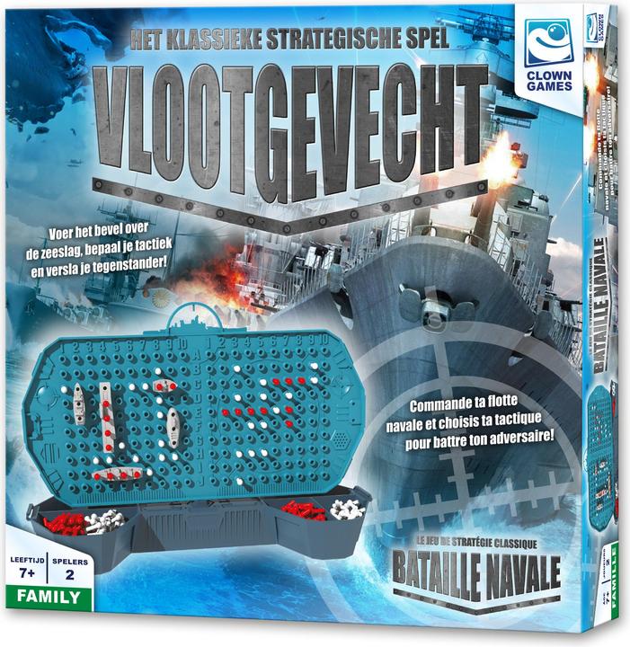 Actual product image Clown games Sea Battle (English, French, 2 Players)