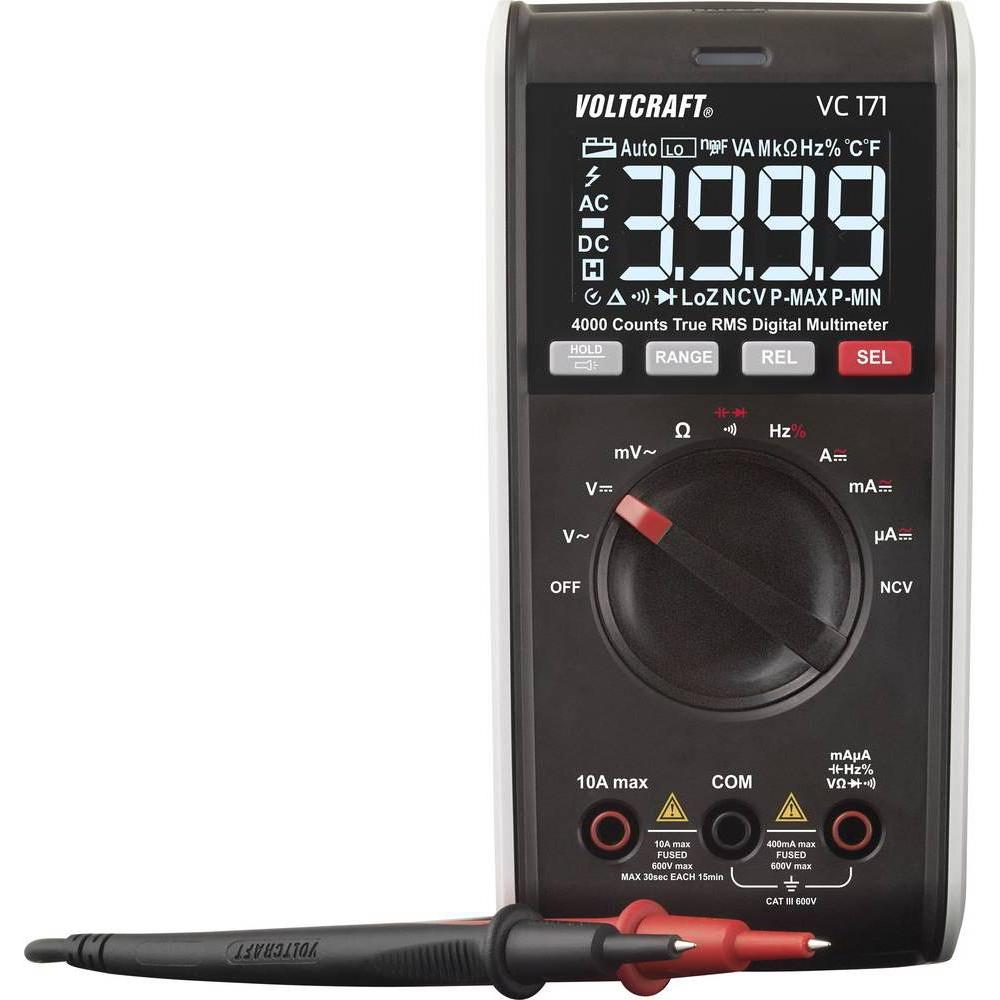 Voltcraft, Multimeter, VC171 Digital Multimeter (CAT III 600V)