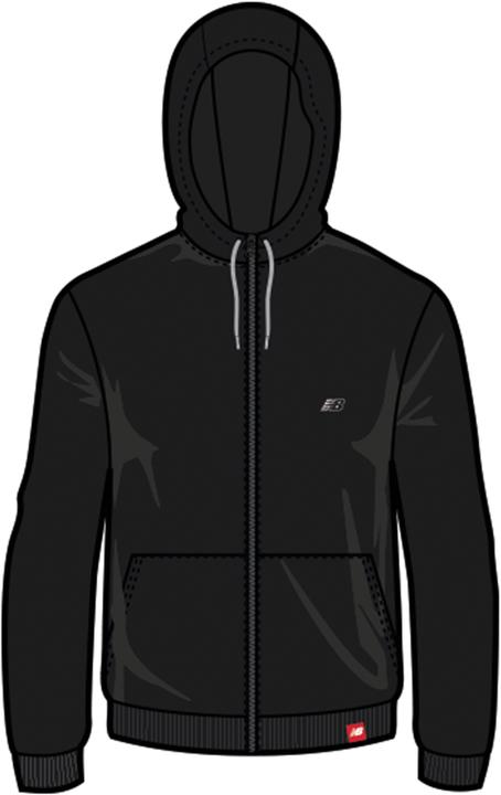 Actual product image New Balance W NB Small Logo Zip Hoodie (S)