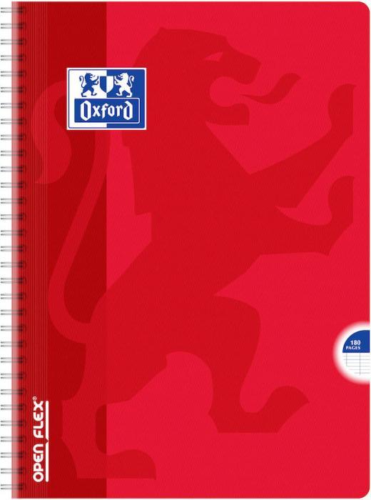 Actual product image Oxford Exercise book "Openflex", DIN A4, seyŠs, double spiral (A4, Special ruling)