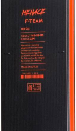 Image du produit Dynastar Ski Menace Pr-Oto F-Team 2020 (189 cm, Sans reliure)