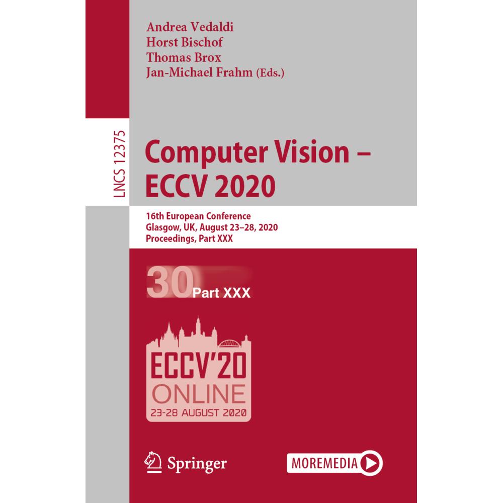 Thumbnail - Computer Vision - ECCV 2020, Fachbücher von Andrea Vedaldi, Jan-Michael Frahm, Horst Bischof, Thomas Brox