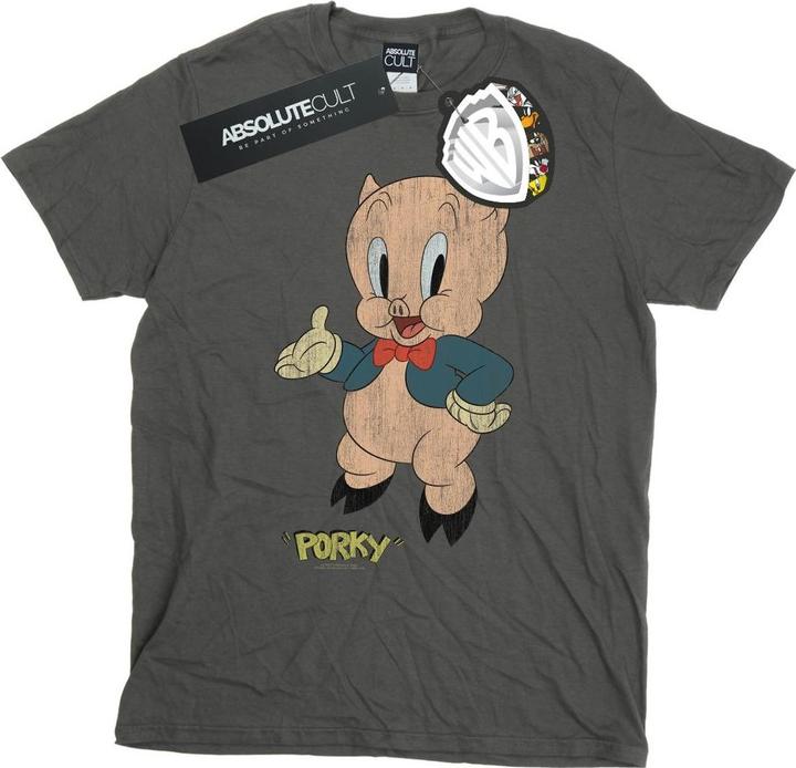 Produktbild Looney Tunes Porky Pig Distressed TShirt Jungen (140, 146)