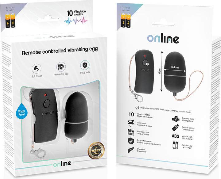 Image du produit Online Vibrationsei à Distance - Noir