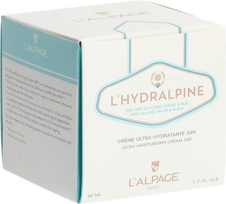 Immagine prodotto L'Alpage Suisse L'ALPAGE L'Hydralpine crema 24h ultra-idratante, 50 ml (50 ml, Crema 24h)
