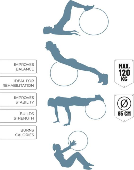 Image du produit Umbro Balle de fitness (65 cm)