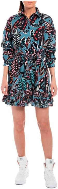 Image du produit Replay Robe imprimée en poplin de coton (XL)