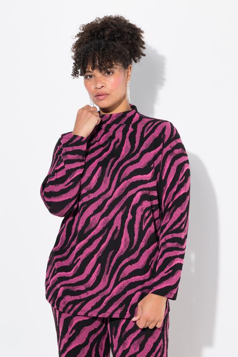 Produktbild Miamoda Pullover, Zebra, Stehkragen, Langarm (46)