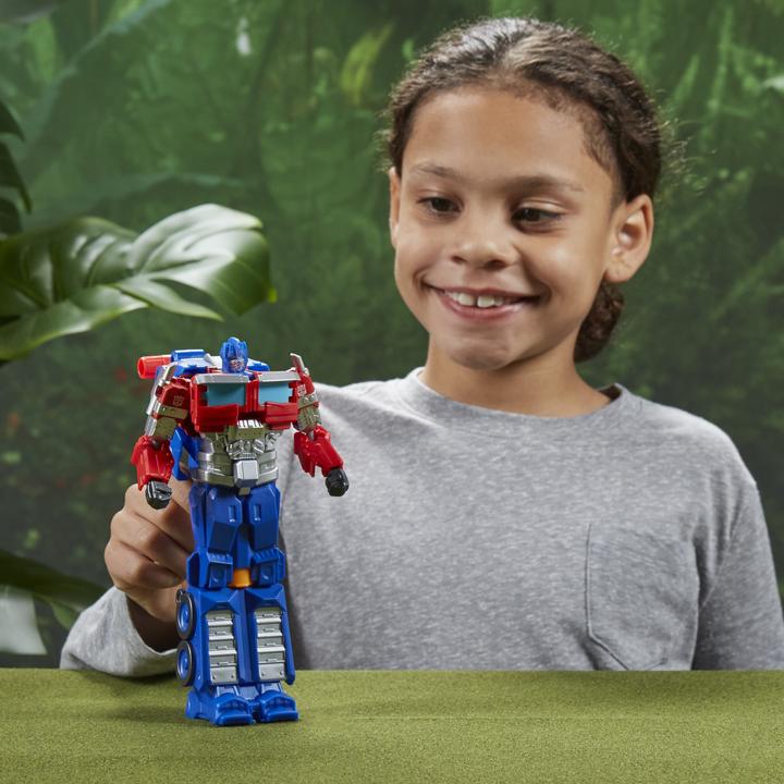 Actual product image Hasbro Transformer MV7 Optimus Prime Blaster 2in1