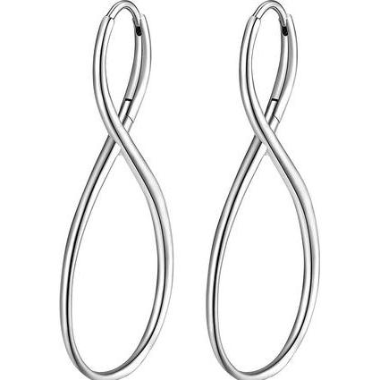 Brosway, Ohrringe, Stylish Steel Earrings Infinity Ribbon BBN27 (L)
