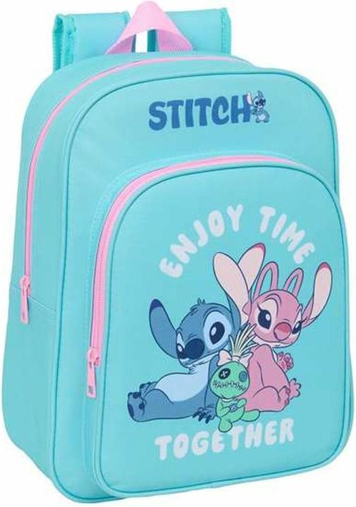 Stitch Schulrucksack Blau 26 X 34 X 11 Cm