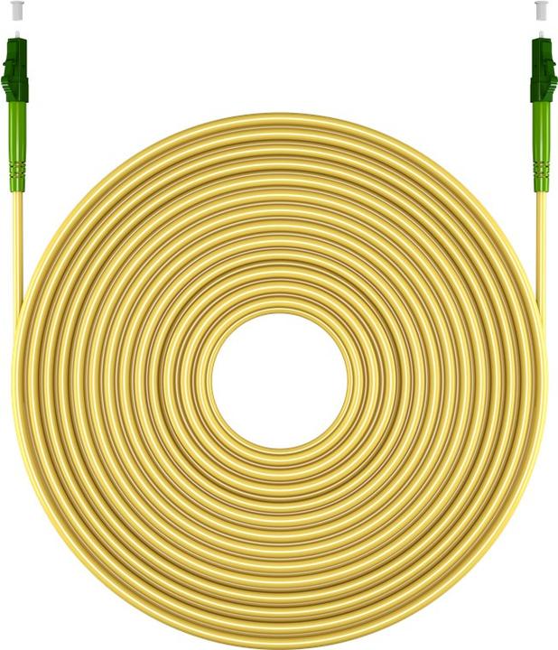 Image du produit Goobay Câble à fibre optique FTTH, monomode OS2 jaune, jaune simplex, 20 m (S/UTP, CAT6, 20 m)