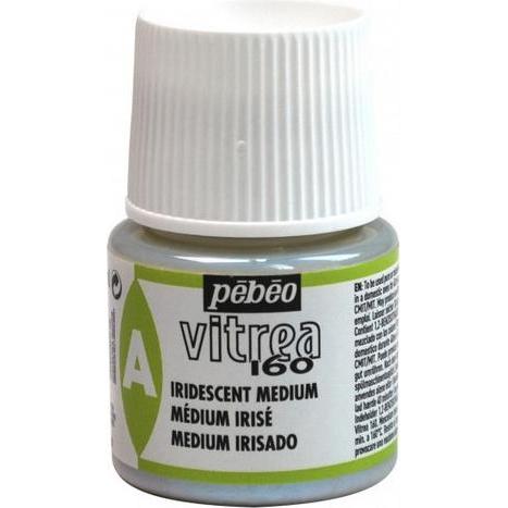Thumbnail - Pebeo, Künstlerfarbe + Bastelfarbe, Vitrea 160 Irisierendes Medium (Transparent, 45 ml)