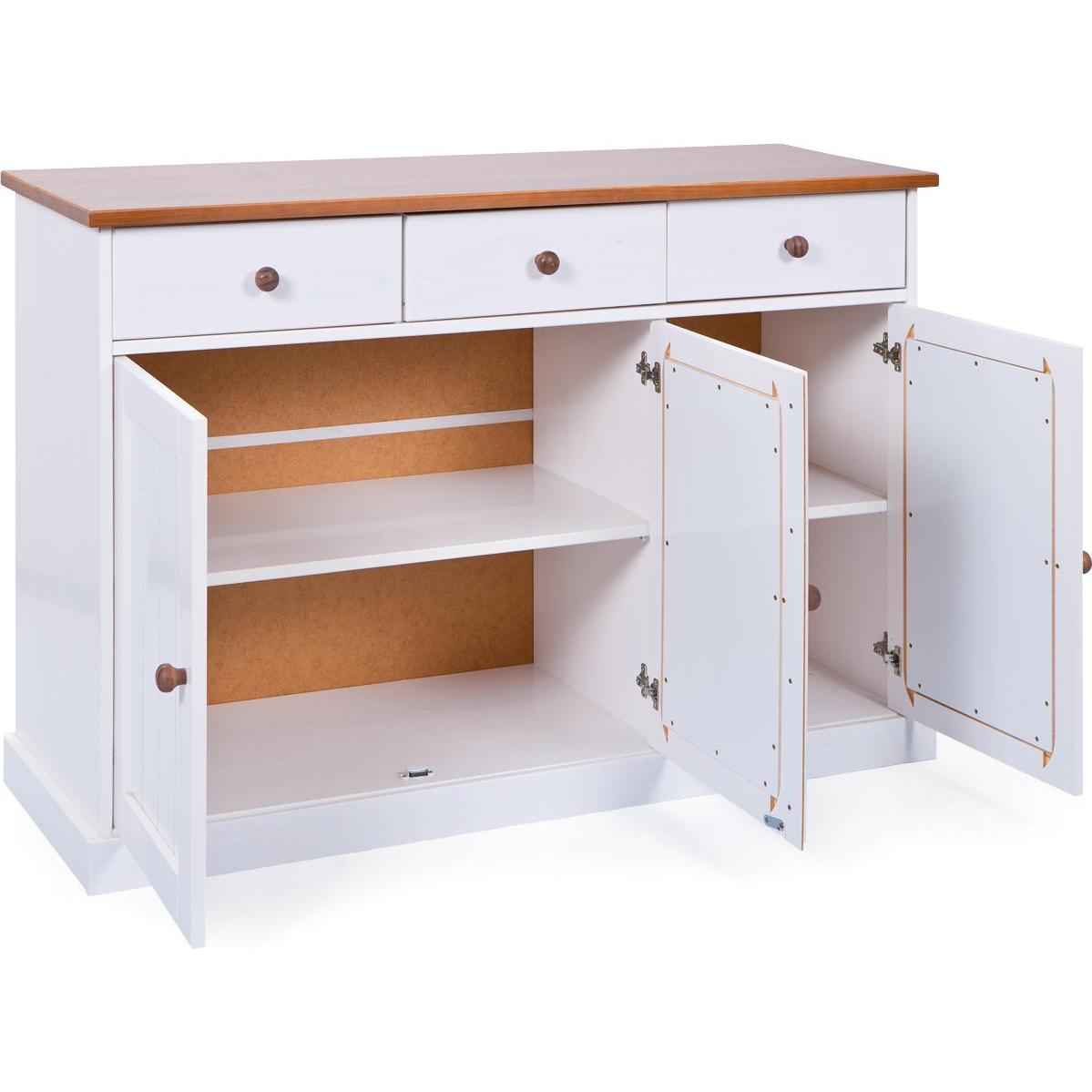 Thumbnail - Ebuy24, Kommode + Sideboard, Sideboard Wright (131 x 45 x 86 cm)