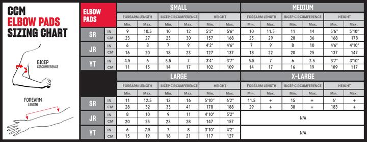 Actual product image CCM NEXT SR hockey elbow pads (M) (S, M)