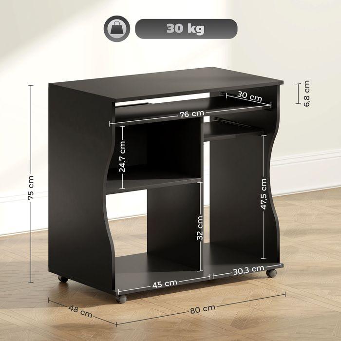 Actual product image Swisshandel24 Computer table (80 x 48 x 75 cm)