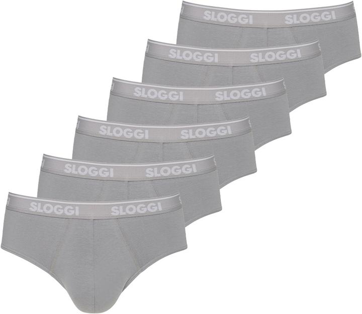 Image du produit Sloggi Boxer casual moulant homme GO ABC Midi 6P - 11669 (S, paquet de 6)