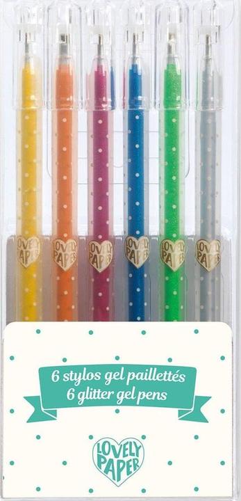 Produktbild Djeco 6 Glitzer-Gelschreiber (6x)