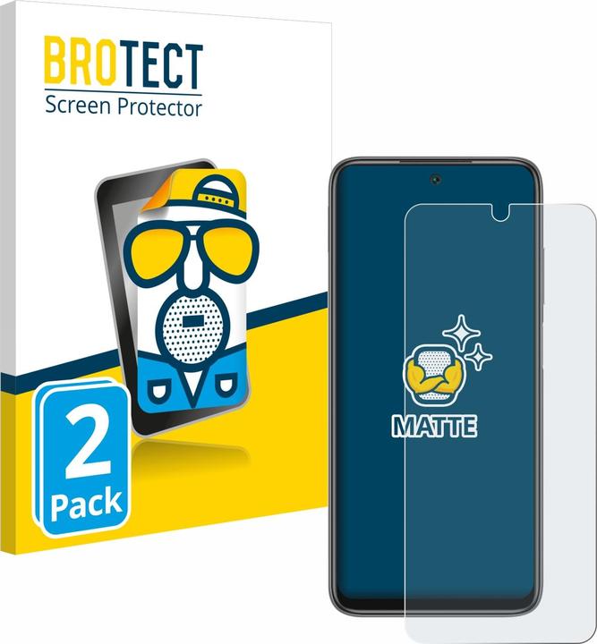 Actual product image BROTECT Anti-glare screen protector matt (2 Piece, Xiaomi Redmi 10)