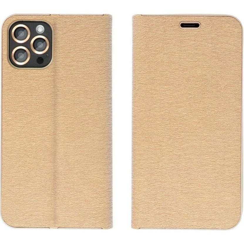 Forcell Book case OEM LUNA Book Gold for Xiaomi Redmi 9AT / Redmi 9A gold (Xiaomi Redmi 9A, Xiaomi Redmi 9AT), Cover smartphone, Oro