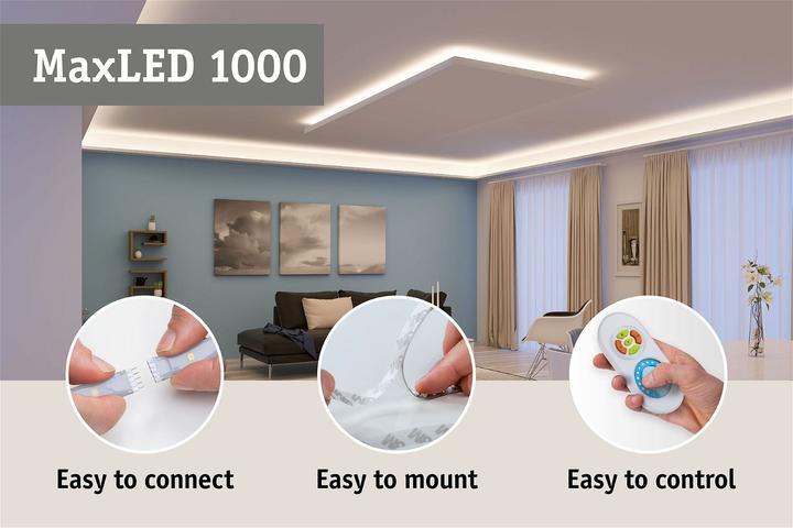 Produktbild Paulmann MaxLED 1000 Full-Line COB Stripe (Warmweiss, 250 cm, Indoor)