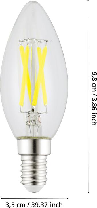 Produktbild EGLO Leuchtmittel (E14, 2.20 W, 470 lm, 1 x, A)