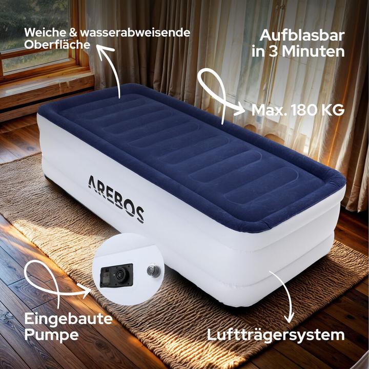 Image du produit Arebos Matelas gonflable (95 x 203 cm)