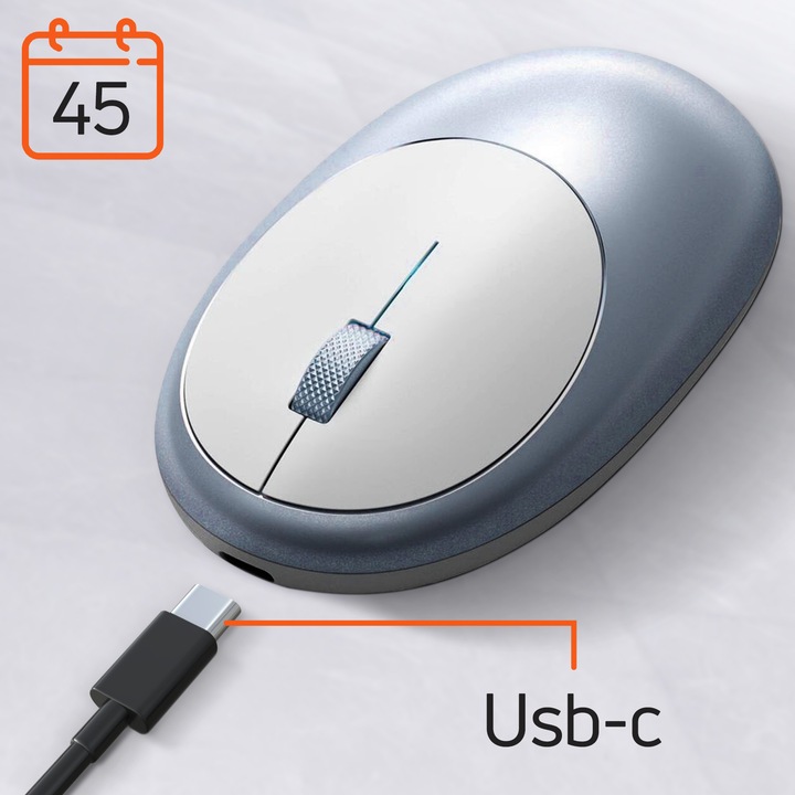 Produktbild Satechi M1 Wireless Alu Mouse (Kabellos, Kabelgebunden)