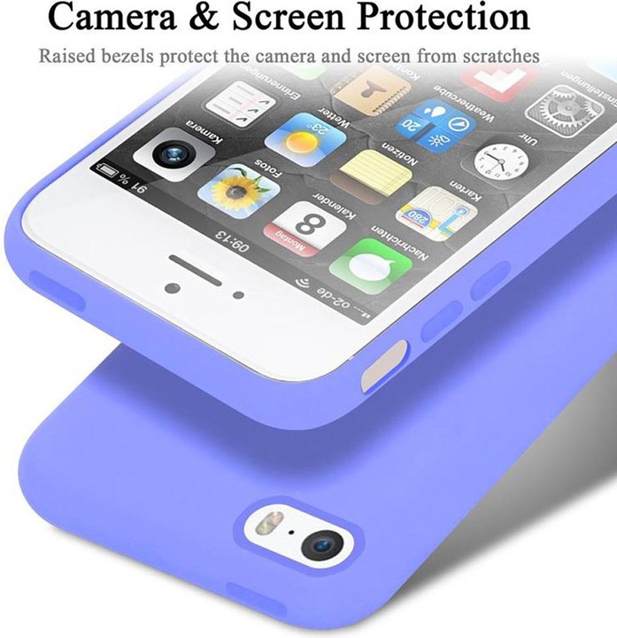Produktbild Cadorabo TPU Liquid Silicone Case Cover (Apple iPhone 5)
