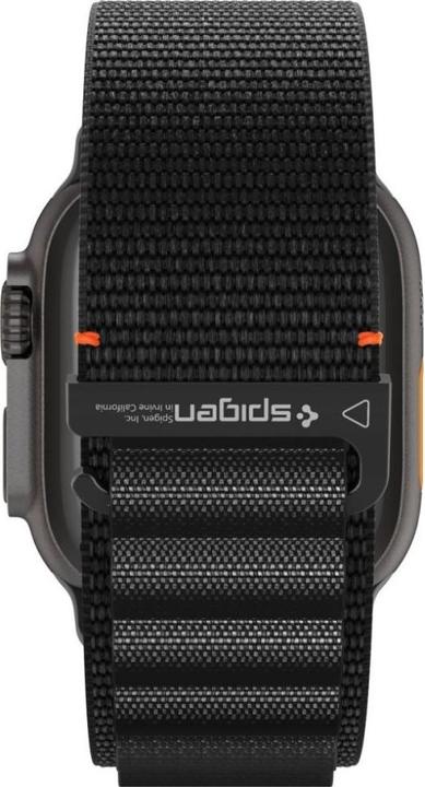 Produktbild Spigen - WBF1 - Apple Watch 6 / 7 / 8 / 9 / 10 / SE / SE 2 / Ultra / Ultra 2 (44/45/46/49mm) - Black (Nylon)