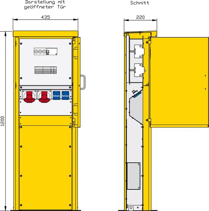 Produktbild Walther Werke WAL 84301016 EnergiesÃ¤ule Edelstahl (2x, CEE 7/3)