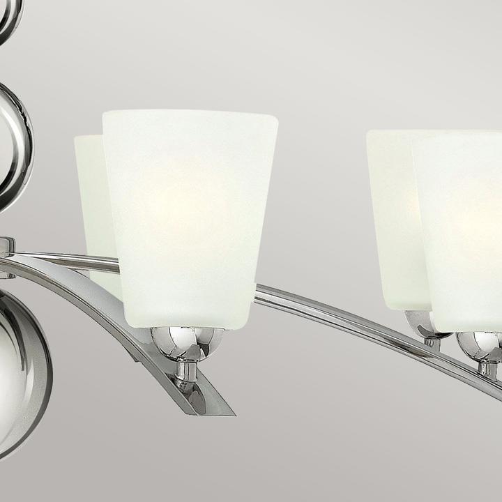 Produktbild Elstead Lighting Zelda Kronleuchter E27 8-fach Poliertes Nickel (96.50 cm)