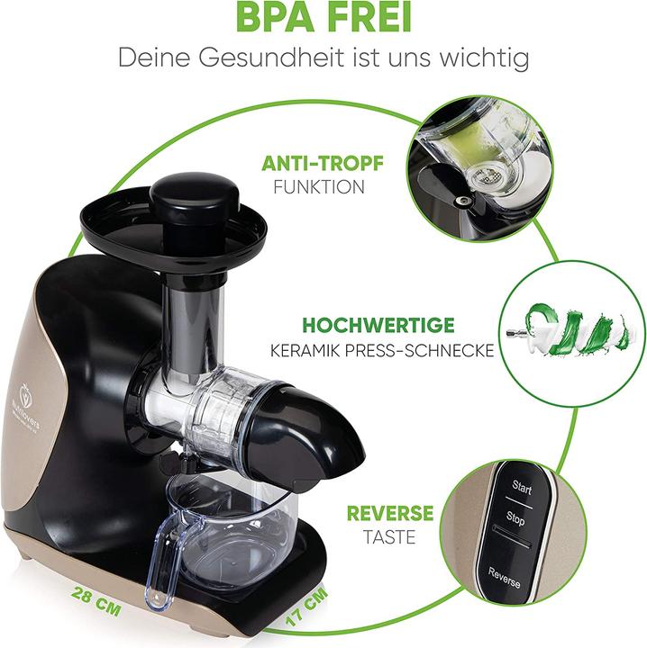 Produktbild Nutrilovers Green-Press Keramik - Golden Delight