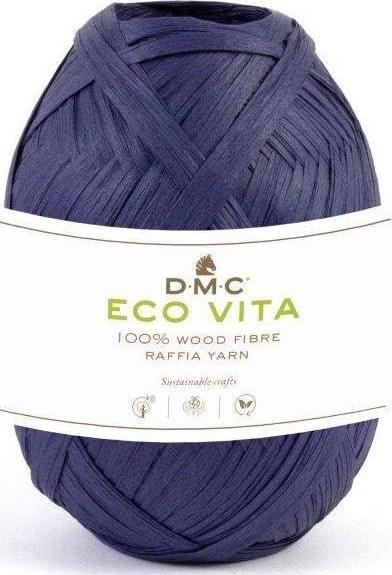Immagine prodotto DMC Cavo filato per tessuto Eco Vita Raffia 50 g, indaco (100 m)
