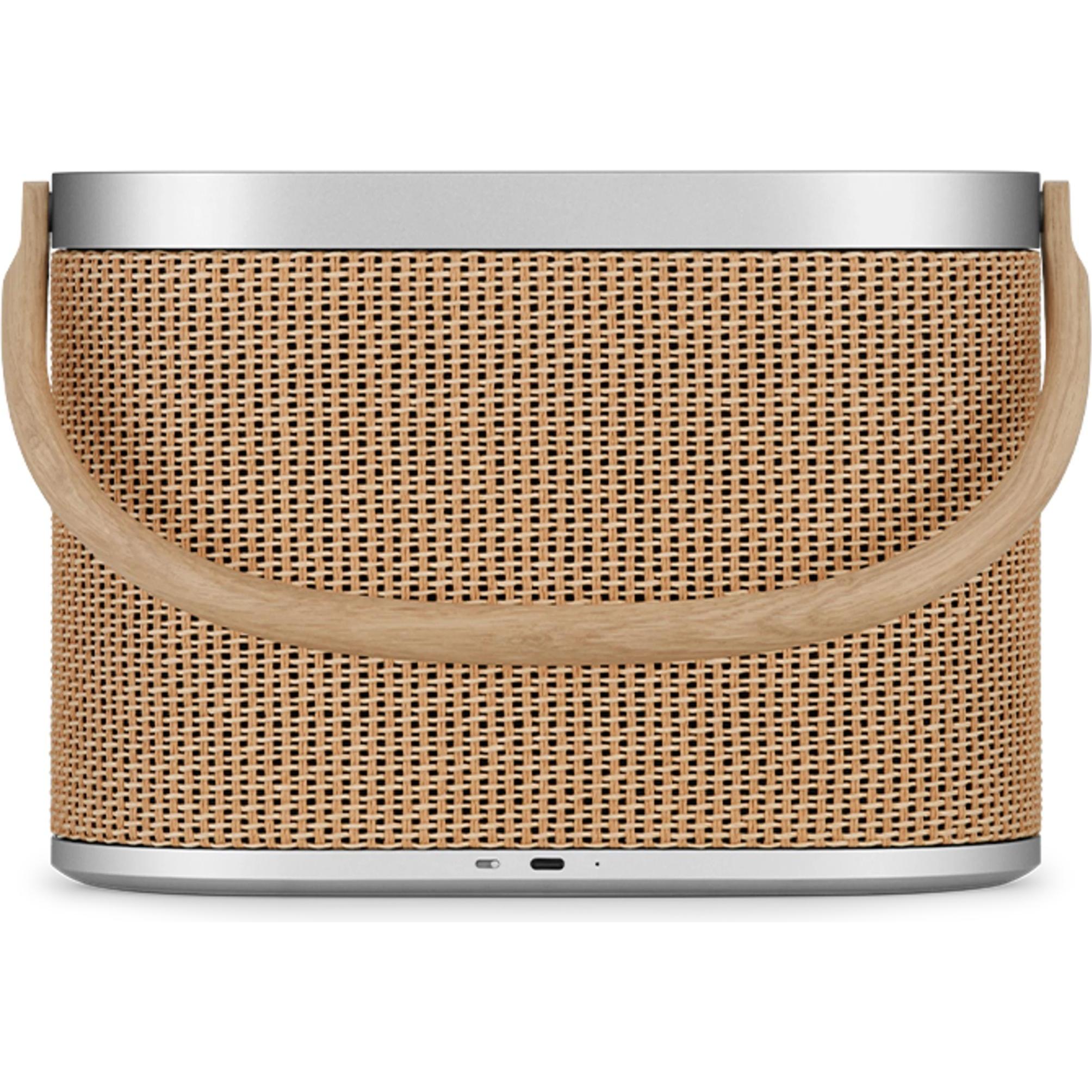 B&O Beosound A5 (12 h, Porta USB, Batteria ricaricabile), Altoparlante Bluetooth, Marrone, Argento