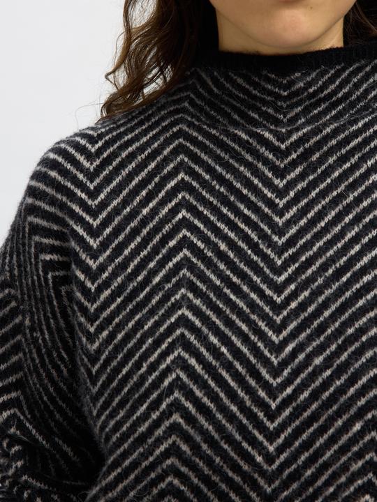 Produktbild Selected Fischgrät Strickpullover (M)