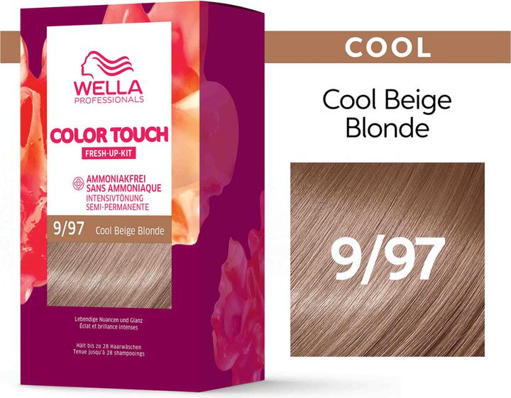 Immagine prodotto Wella Color Touch Fresh-Up-Kit (9/97 Biondo beige cool)