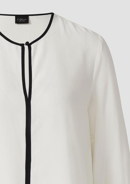 Immagine prodotto s.Oliver Bluse Fliessende Viskose-Bluse mit Kontrast-Details (46)