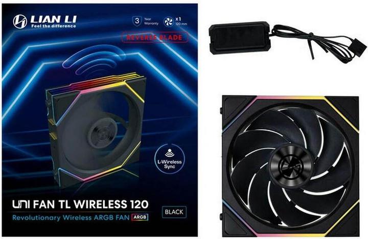 Actual product image Lian-Li UNI FAN TL Wireless Reverse Blade (120 mm, 1 x)