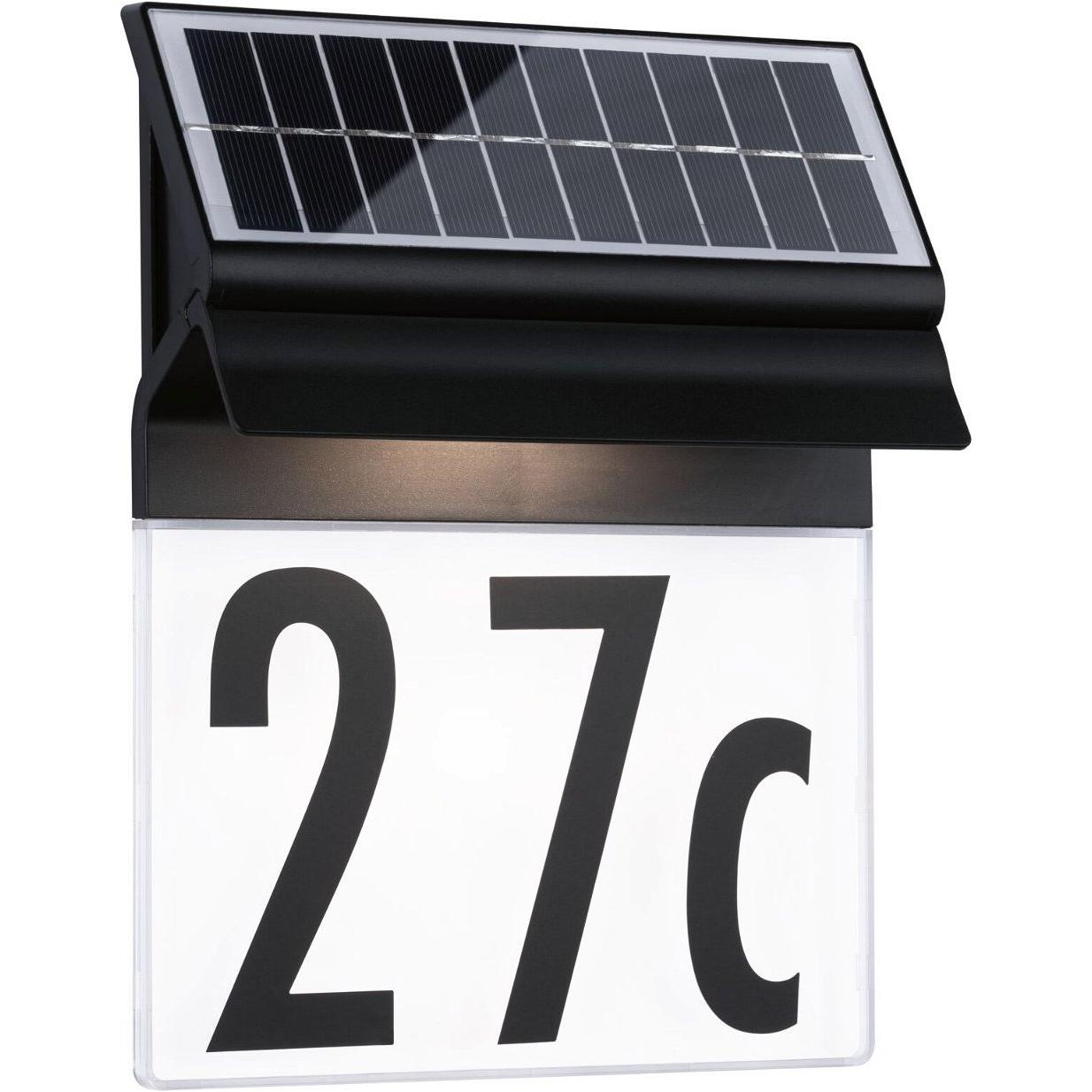 Paulmann, Gartenbeleuchtung, Solar Hausnummernleuchte (14 lm, IP44)