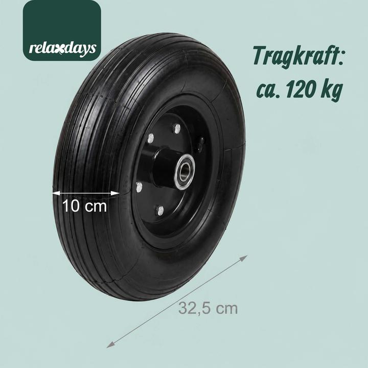 Produktbild Relaxdays 2x Sackkarrenrad